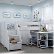 Space saver single bed with Cupboards & Drawers